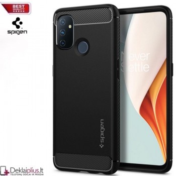 Spigen rugged armor guminis dėklas (Oneplus Nord N100) Spigen rugged armor guminis dėklas (Oneplus Nord N100)